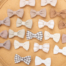 Load image into Gallery viewer, 10Pcs Mini Hair Bows Clips for Baby Girls Cute Plaid Hairpins
