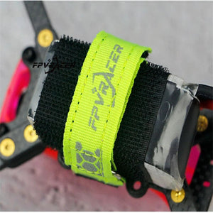 2PCS FPVRACER  Suture & Polyester 300D RC Battery Strap Metal Buckle for FPV Racing Freestyle Long Range Drones DIY Parts