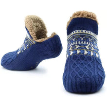 Load image into Gallery viewer, Thermal Mens Fluffy Slipper Socks Winter Warm Women Short Cotton Thickened Home Sleeping Soft Non Slip Grip Fuzzy Floor Socks

