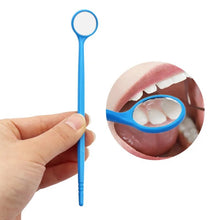 Load image into Gallery viewer, 1pc Disposable Plastic Dental Mouth Mirror Multifunction Reflector Checking Inside Oral Cavity Hygiene Care Tooth Whitening Tool
