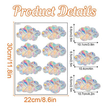 Load image into Gallery viewer, Rainbow Suncatcher Window Stickers – PVC Prism Decals
