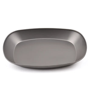 Tomshoo Titanium Plate Ultralight Metal Dish Outdoor Camping Pan Tableware Fish Fruit Snack Vegetable Dinner Plate Camp Supplies