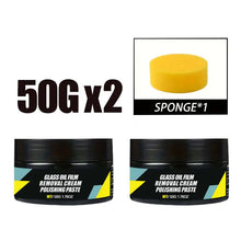 Load image into Gallery viewer, Car Glass Polish Coating Kit for Windshield Oil Film Removal Paste Car Glass Water Repellent Anti Rain Hydrophobic Cleaning Kits
