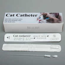 Load image into Gallery viewer, Cat Catheters with Stylet 3Fr End Hole 4Fr Side Holes Veterinary Supplies
