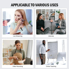 Load image into Gallery viewer, Basix Wireless Lavalier Microphone Audio Recording Mini Replaceable Windproof Wool Microphone for iPhone16 Shoot vlog YouTube
