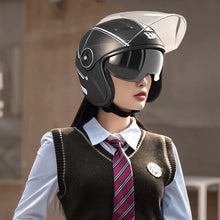 Load image into Gallery viewer, Motorcycle Dual Visor Flip Up Modular Full Face Helmet Anti-fog Street Bike Racing Helmet for Women, Men, 4 Colors
