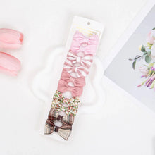 Load image into Gallery viewer, 10Pcs Mini Hair Bows Clips for Baby Girls Cute Plaid Hairpins
