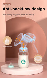 Breast Pump Baby Nipple Manual Suction Milk Pump Feeding Breasts Pumps Milk Bottle Sucking Postpartum Supplies BPA Free