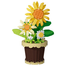 Load image into Gallery viewer, Building block flower potted plant assembly toy decoration micro particle plant potted plant children's toy gift
