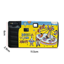 Load image into Gallery viewer, 35mm Disposable Film Camera with Flash One Time Camera 400 ISO Disposable Camera for Gathering Wedding Travel Party Supply
