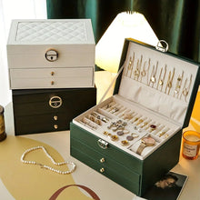Load image into Gallery viewer, Jewelry Storage Box – Necklace &amp; Earrings Organizer for Gifts
