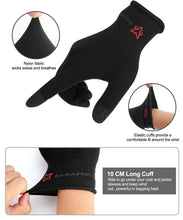Load image into Gallery viewer, Sarafox G03 Mobile game Gloves Fingertip Gloves Game Non-slip Touch Screen Thumb Fingertip Sleeves full finger gloves
