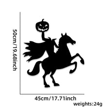Load image into Gallery viewer, Halloween Door &amp; Window Stickers - Skeleton Hands, Pumpkins, Ghosts, and Witch Hat Decor
