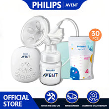 Load image into Gallery viewer, PHILIPS AVENT Portable Single Electric Breast Pump with Smart Massage &amp; Petal Stimulation – Mimics Baby’s Natural Sucking
