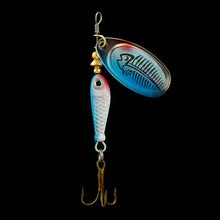 Load image into Gallery viewer, Rotating Metal Spinner Fishing Lure 9.1g 7cm – Sequin Hard Bait with Treble Hook for Bass, Pike, Carp &amp; Trout
