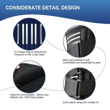 Load image into Gallery viewer, Back Brace Immediate Relief from Back Pain,Sciatica - Breathable Mesh Design with Lumbar Pad- Adjustable Support Straps for Work
