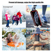 Load image into Gallery viewer, Waterproof Case For iPhone 14 13 12 11 Pro Max 14Plus 12Pro Durable Water Proof Cover Sport 360 Protect iPhone12 Mini  Waterproof Case for iPhone Drop Resistant Iphone Clear Back
