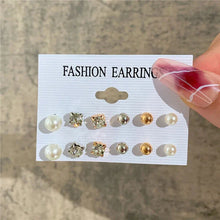 Load image into Gallery viewer, Gold Butterfly &amp; Heart Dangle Earrings Set – Acrylic Drop Jewelry for Women
