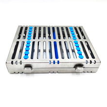 Load image into Gallery viewer, Dental Sterilization Rack Surgical Autoclavable Sterilization Box Dental Cassette File Burs Disinfection Tray Dentist Tools
