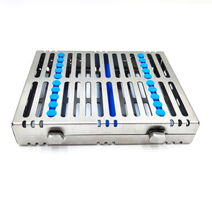 Dental Sterilization Rack Surgical Autoclavable Sterilization Box Dental Cassette File Burs Disinfection Tray Dentist Tools