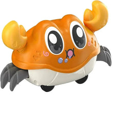 Load image into Gallery viewer, Interactive Crawling Crab Toy - Double Return Force &amp; Bubble Simulation | Fun Baby Sensory Toy for Toddlers
