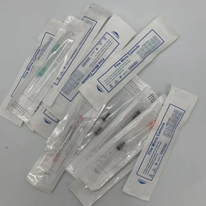 50pcs/Box Blunt-tip Cannula for filler injection 18G 21G 22G 23G 25G 27G 30G uric acid facial filling nose slight blunt needle