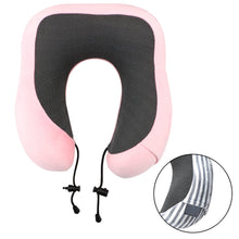 Load image into Gallery viewer, U Shaped Memory Foam Neck Cushion Travel Healthcare Soft Travel Pillow Neck Cervical Airplane Pillow
