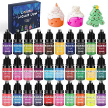 Load image into Gallery viewer, Candle Dyes Kit – Liquid Colorant Pigment Set for DIY Candle &amp; Soap Making | Vibrant Wax Dye for Soy, Beeswax &amp; Gel Candles
