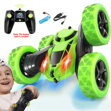 Load image into Gallery viewer, Rc Stunt Car Kids Double Sided Flip Remote Control Cars 2.4G High Speed 360° Rotation Drift Auto Toys Gifts for Boy &amp; Girls
