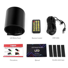Load image into Gallery viewer, LED Sign Car Scrolling Advertising USB 5V Bluetooth App Control Logo Light Custom Text Pattern Animation Programmable Display
