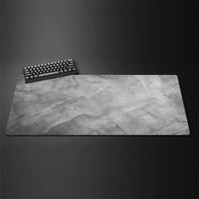 Load image into Gallery viewer, Gray XXL Gaming Mouse Pad – Extended Non-Slip Desk Mat with Overlocked Edges for Keyboard &amp; Computer Setup
