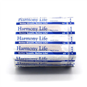50PCS Harmony Life Anti Snoring Nasal Patch Good Sleep Nasal Stop Snoring Strip Easier HealthCare Patch 66mm Anti Snore Device