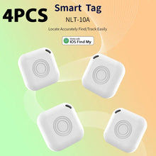 Load image into Gallery viewer, 4PCS Smart Tag iPhone GPS Tracker Air tag Work with Apple Find My APP Offers Security-protection Pets From Getting Lost

