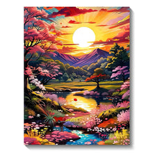 Load image into Gallery viewer, 5D Diamond Painting Kit - Aurora Landscape Mosaic, Full Round Drill for DIY Home Decor
