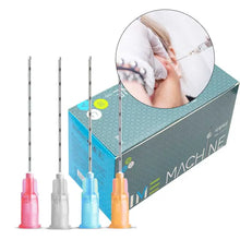 Load image into Gallery viewer, Medical Sterile microcannula 25g 50mm 70mm Blunt Tip Micro Cannula Needle for Injectable Hyaluronic Acid Fillers
