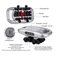 Load image into Gallery viewer, 22-Head Fascia Gun High-Frequency Vibration Body Massage Gun Back and Waist Massager Neck Shoulder Massager Muscle masajeador
