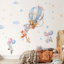 Load image into Gallery viewer, Pink Cartoon Bear Wall Stickers for Kids &amp; Nursery Room Decor
