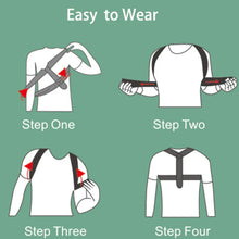 Load image into Gallery viewer, Adjustable Back &amp; Shoulder Posture Corrector – Clavicle Spine Support Belt for Neck, Upper Back &amp; Hunchback Correction
