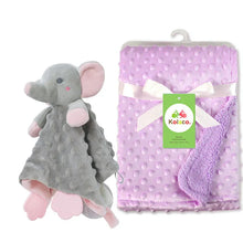 Load image into Gallery viewer, Personalized Newborn Baby Blanket with Name &amp; Custom Stroller Gift Set
