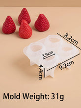 Load image into Gallery viewer, 3D Strawberry Aromatherapy Candle Silicone Mold DIY Handmade Romantic Scented for Valentine's Day Party Home Decor Birthday Gift
