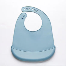 Load image into Gallery viewer, Baby Bib Adjustable Waterproof Bibs Babies Soft Edible Silicone Newborn Saliva Dripping Towel Drooling Children Scarf BPA Free

