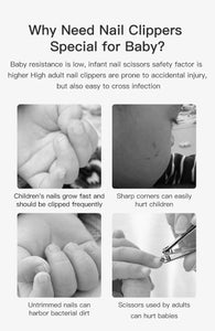 Anti Clip Mini Small Infant Baby Nail Clippers Healthcare Kids Finger Nail Cutter Scissors