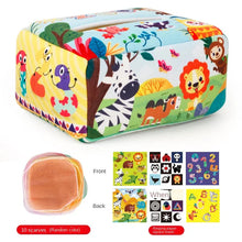 Load image into Gallery viewer, Montessori Magic Tissue Box Sensory Busy Board Toy
