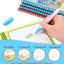 Load image into Gallery viewer, Watercolor Painting Magic Book Reusable for Children Animal Cartoon Painting Book Suitable for Children's Education and Learning
