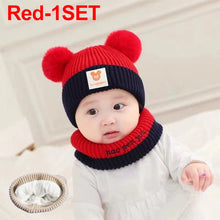 Load image into Gallery viewer, Cute Winter Kids Hats for Girls &amp; Boys Soft Wool Fleece Ear Protection
