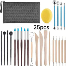 Load image into Gallery viewer, Pottery Clay Sculpting Tools Kit - 8-61 Pcs for Carving, Shaping &amp; Modeling
