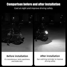 Load image into Gallery viewer, 2PCS LED Devil’s Eye Lights – Universal Car &amp; Motorcycle Headlight/License Plate Decorative Light

