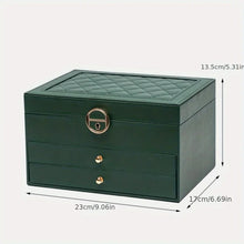 Load image into Gallery viewer, Jewelry Storage Box – Necklace &amp; Earrings Organizer for Gifts
