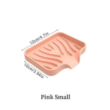 Load image into Gallery viewer, Silicone Drain Soap Dish - Anti-Slip Sink Tray for Kitchen &amp; Bathroom
