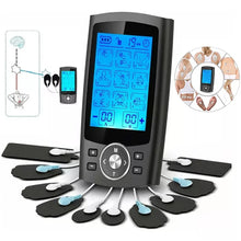 Load image into Gallery viewer, INSMART TENS Massager Rechargeable Muscle Stimulator EMS Dual Channel Electrode Pads 36 Modes for Neck Muscle Massage Relax
